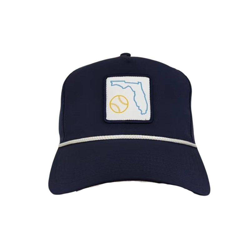 navy blue florida baseball sportiqe adjustable cap the bay republic or team store of the tampa bay rays and rowdies 1