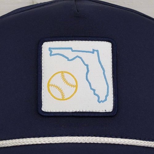 navy blue florida baseball sportiqe adjustable cap the bay republic or team store of the tampa bay rays and rowdies 2