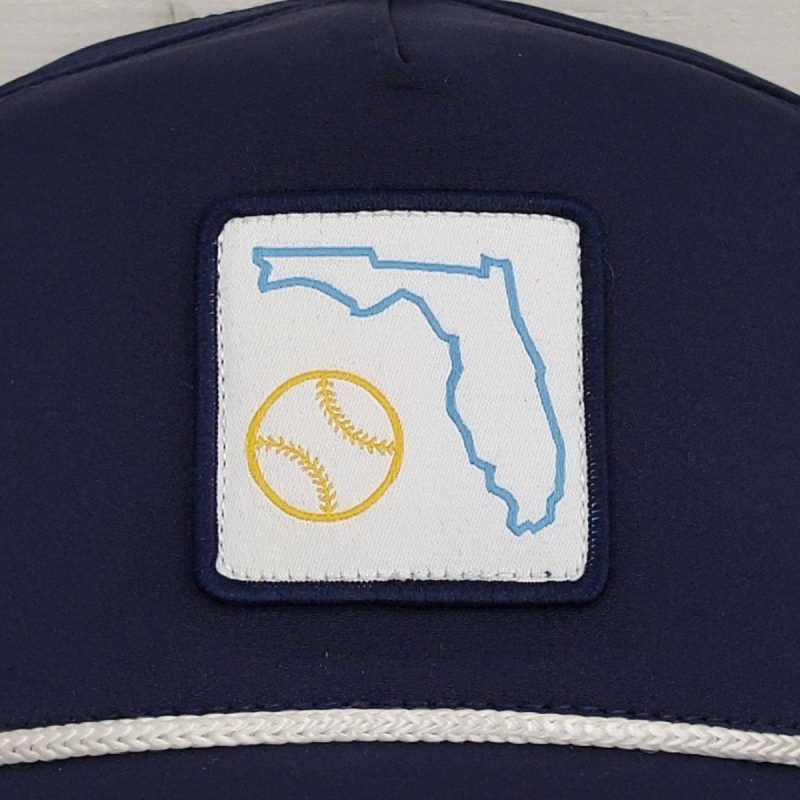 navy blue florida baseball sportiqe adjustable cap the bay republic or team store of the tampa bay rays and rowdies 2