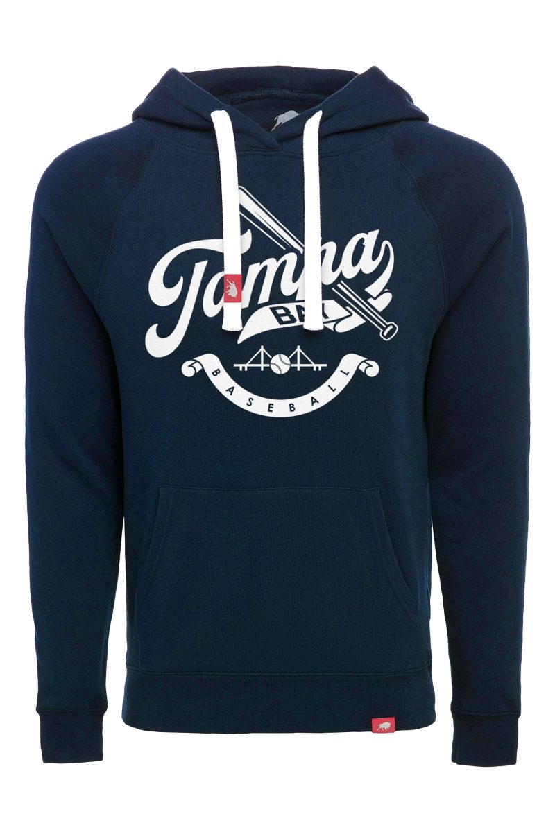 navy tampa bay baseball bridge sportiqe hoodie the bay republic or team store of the tampa bay rays and rowdies 1