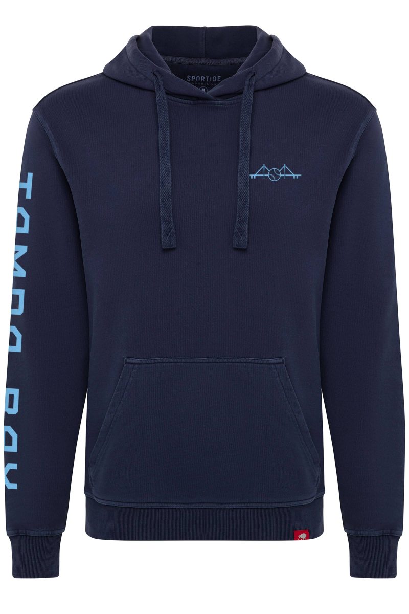 navy tampa bay baseball skyway bridge sportiqe hoodie the bay republic or team store of the tampa bay rays and rowdies 1