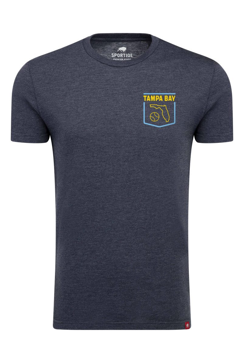 navy tampa bay baseball skyway bridge sportiqe t shirt the bay republic or team store of the tampa bay rays and rowdies 1