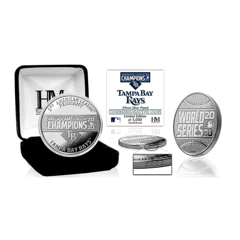 rays 2020 american league champions silver mint coin the bay republic or team store of the tampa bay rays and rowdies