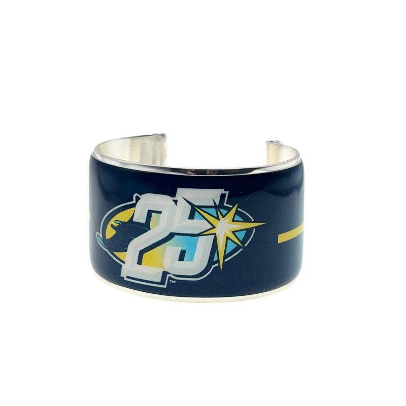 rays 25th anniversary bracelet cuff the bay republic or team store of the tampa bay rays and rowdies