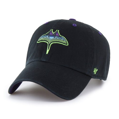 rays 47 brand black tampa bay skyray flames clean up adjustable hat the bay republic or team store of the tampa bay rays and rowdies 3