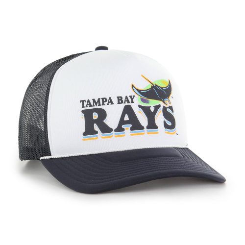 rays 47 brand blue and white retro rays snapback trucker hat the bay republic or team store of the tampa bay rays and rowdies 2