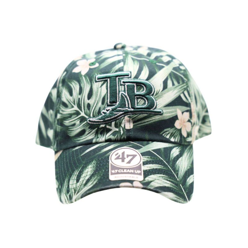 rays 47 brand dark green tropical devil rays coop clean up adjustable hat the bay republic or team store of the tampa bay rays and rowdies 1