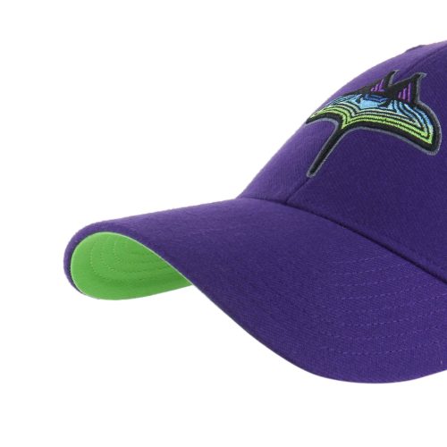 rays 47 brand purple city connect skyray flames mvp adjustable hat the bay republic or team store of the tampa bay rays and rowdies 3