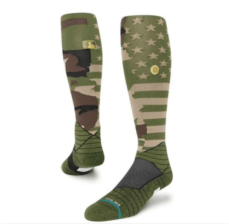 rays army green armed forces camo stance baseball socks the bay republic or team store of the tampa bay rays and rowdies