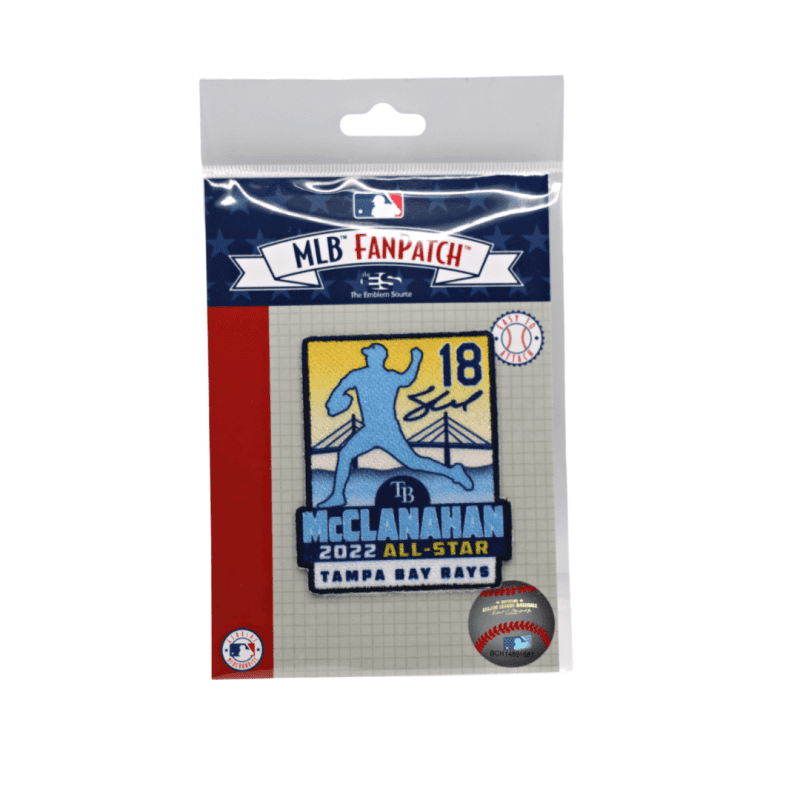 rays authentic mcclanahan 2022 all star fan patch the bay republic or team store of the tampa bay rays and rowdies