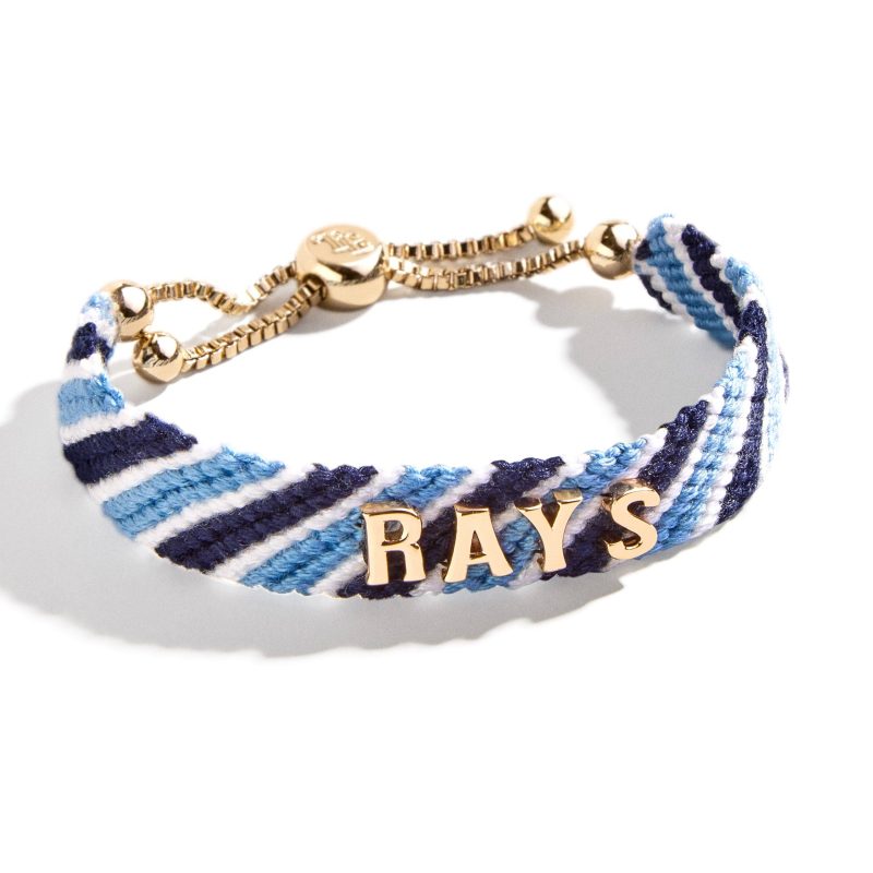 rays baublebar blue woven friendship bracelet the bay republic or team store of the tampa bay rays and rowdies