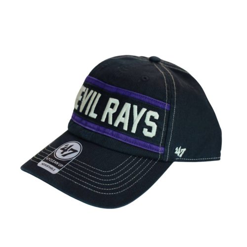 rays black devil rays chenille 47 brand clean up adjustable hat the bay republic or team store of the tampa bay rays and rowdies 2