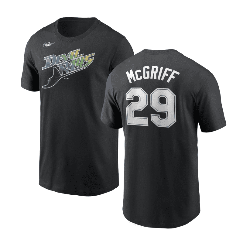 rays black devil rays mcgriff name and number nike t shirt the bay republic or team store of the tampa bay rays and rowdies 1