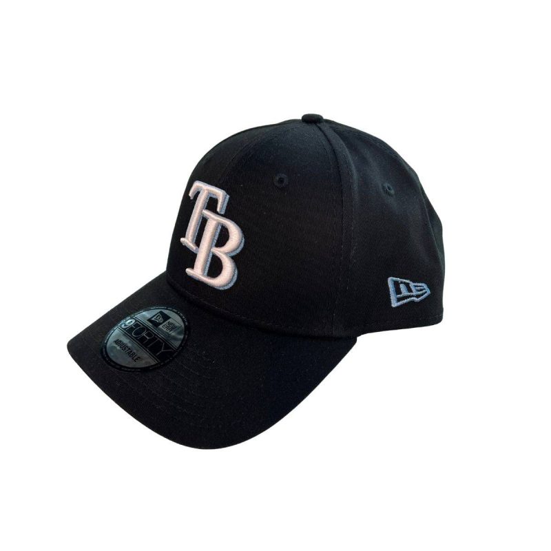 rays black tb 9forty adjustable hat the bay republic or team store of the tampa bay rays and rowdies