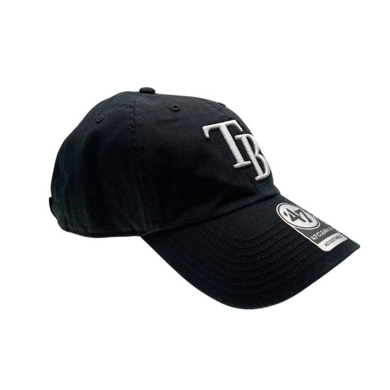 rays black tb floral under visor 47 brand clean up adjustable hat the bay republic or team store of the tampa bay rays and rowdies 2