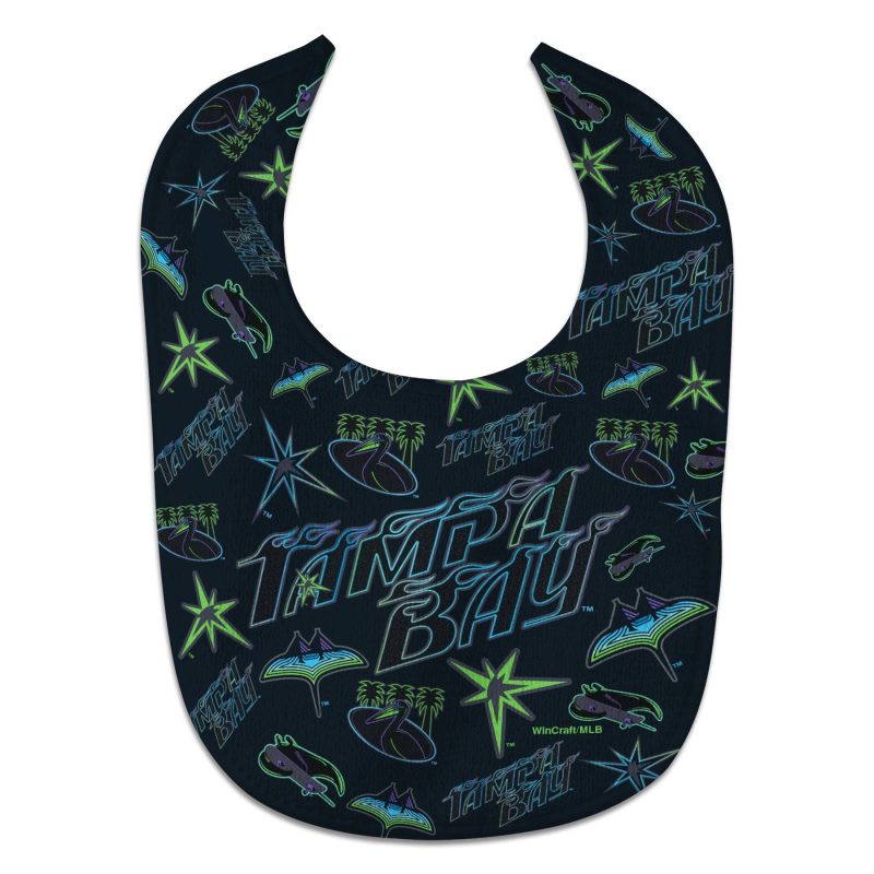 rays city connect all logos baby bib the bay republic or team store of the tampa bay rays and rowdies 1