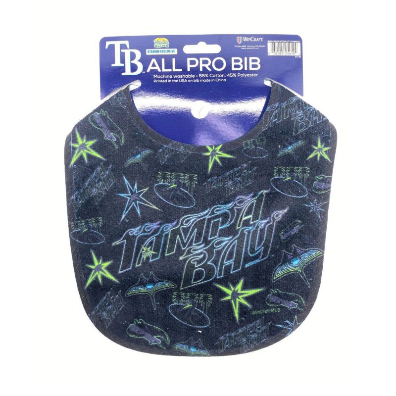 rays city connect all logos baby bib the bay republic or team store of the tampa bay rays and rowdies 2