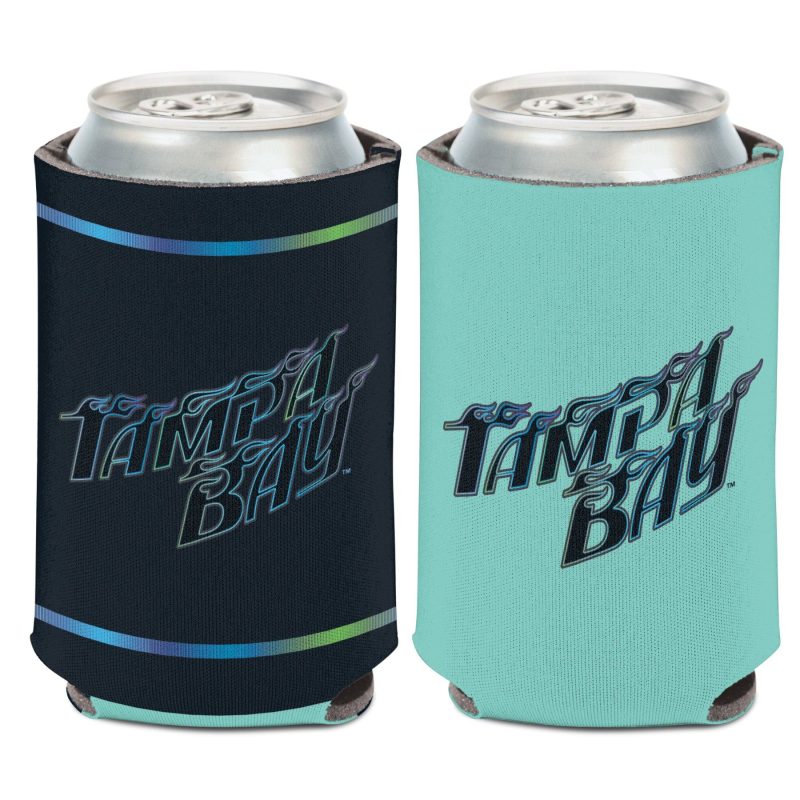 rays city connect seafoam black tampa bay 2 sided can cooler the bay republic or team store of the tampa bay rays and rowdies