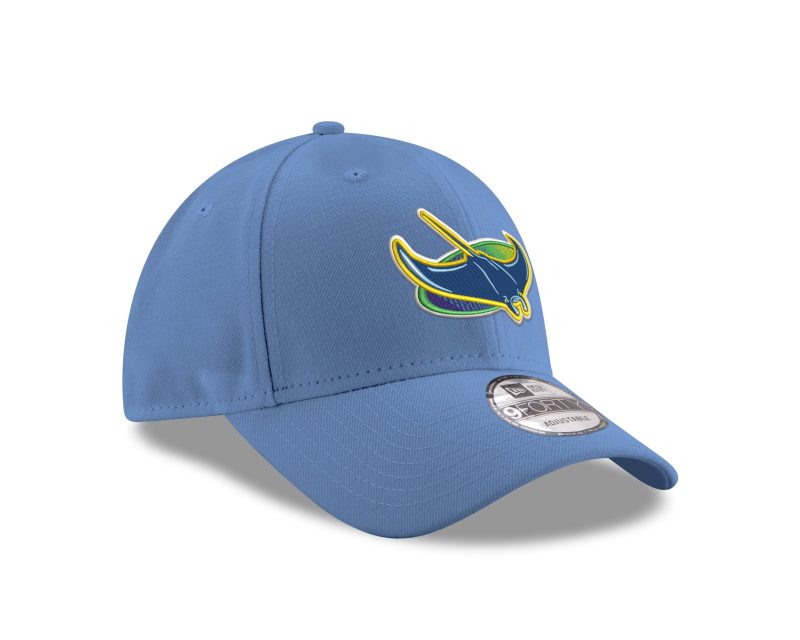 rays columbia blue alt 9forty new era adjustable hat the bay republic or team store of the tampa bay rays and rowdies 1