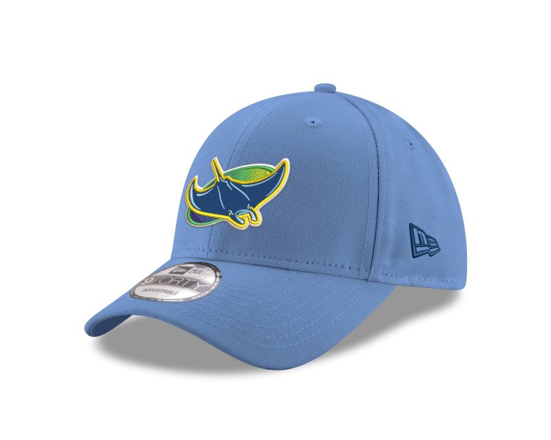 rays columbia blue alt 9forty new era adjustable hat the bay republic or team store of the tampa bay rays and rowdies 2