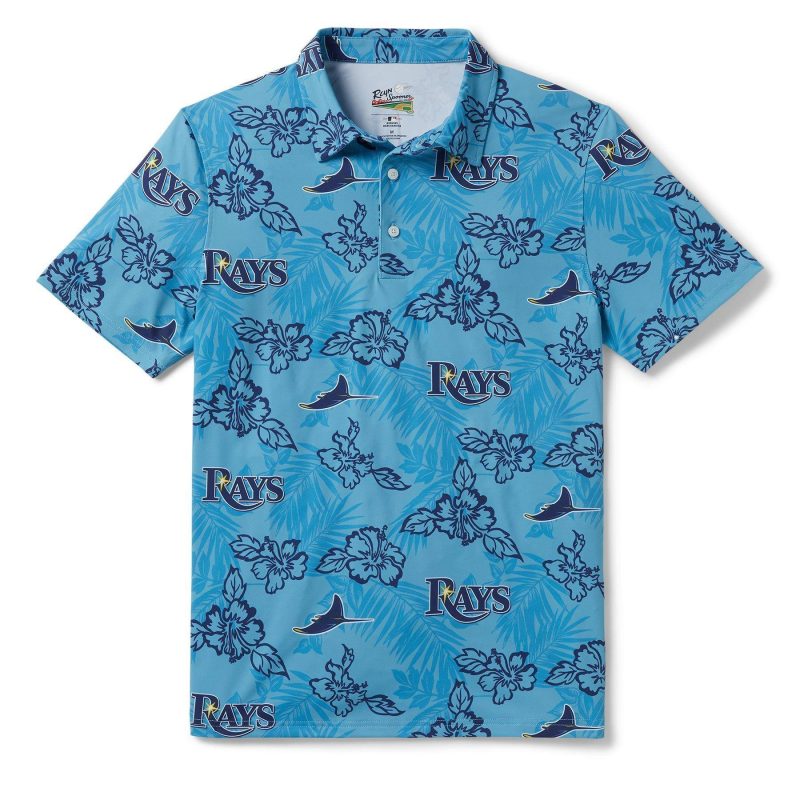 rays columbia blue men pua performance polo the bay republic or team store of the tampa bay rays and rowdies 1 26919647412387