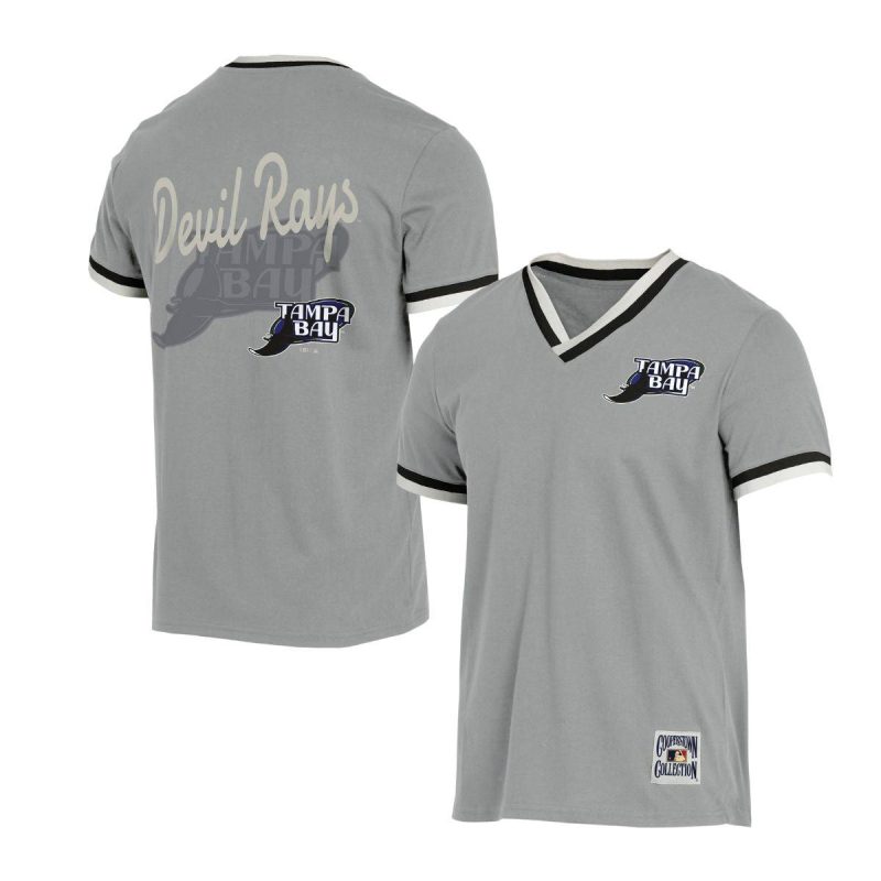 rays darius rucker collection grey devil rays v neck t shirt the bay republic or team store of the tampa bay rays and rowdies 1