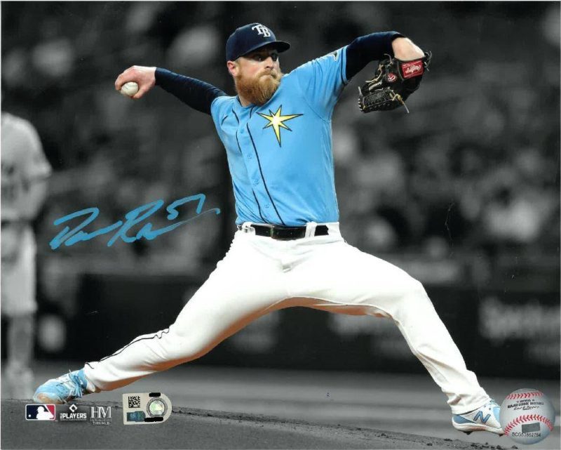 rays drew rasmussen autographed color pop photo the bay republic or team store of the tampa bay rays and rowdies