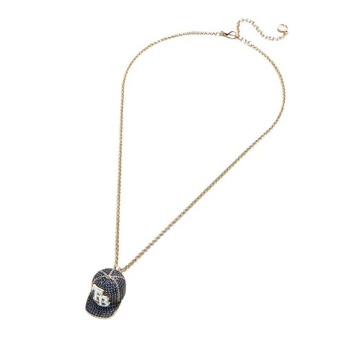 rays gold baseball hat charm baublebar necklace the bay republic or team store of the tampa bay rays and rowdies 2