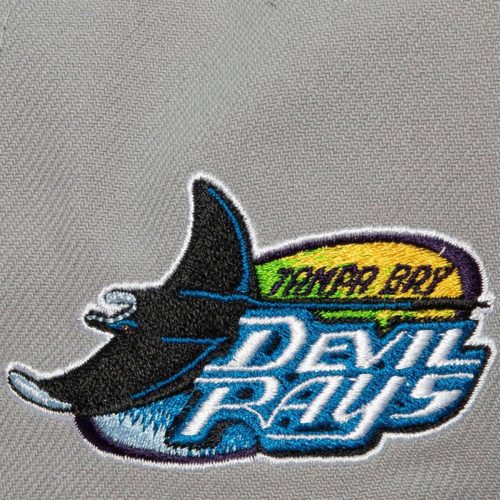 rays grey and black devil rays coop mitchell and ness snapback hat the bay republic or team store of the tampa bay rays and rowdies 4