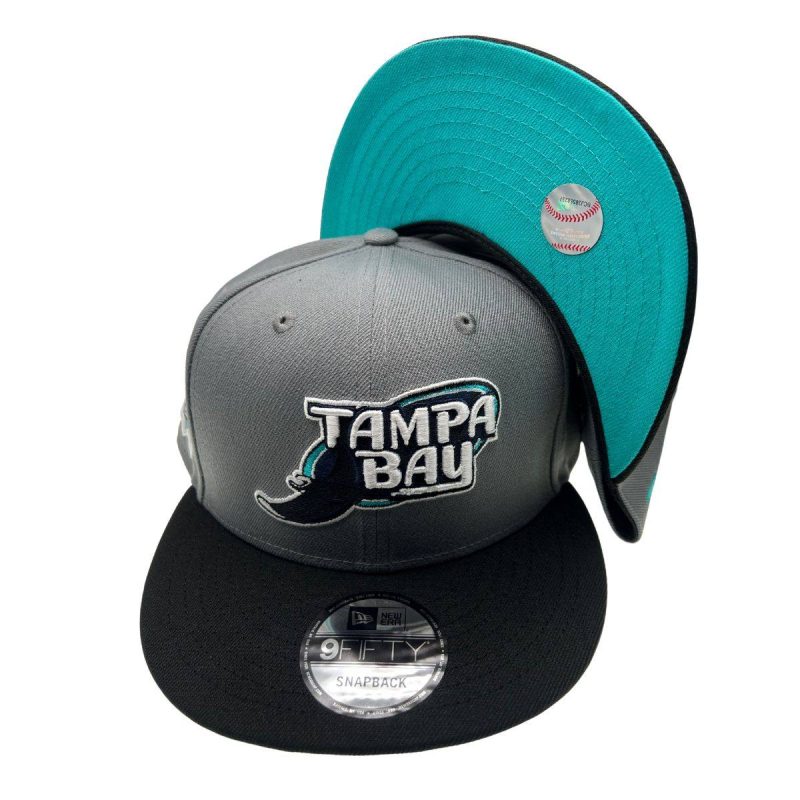 rays grey black devil rays 10 seasons patch 9fifty new era snapback hat the bay republic or team store of the tampa bay rays and rowdies 2