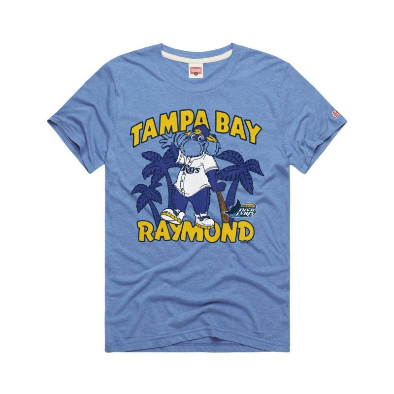 rays homage blue raymond mascot t shirt the bay republic or team store of the tampa bay rays and rowdies 1