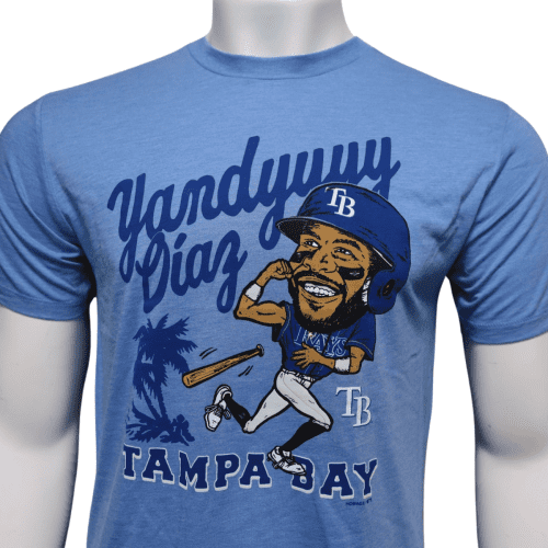 rays homage blue yandyyyyy diaz t shirt the bay republic or team store of the tampa bay rays and rowdies 3