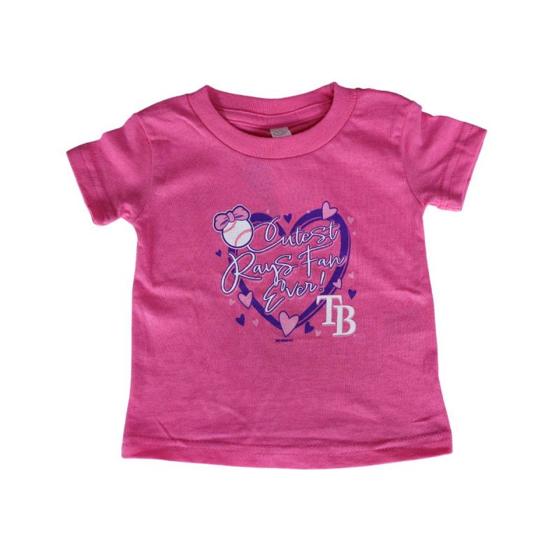 rays infant pink rfc cutest rays fans ever hearts t shirt the bay republic or team store of the tampa bay rays and rowdies 1