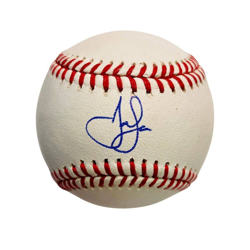 rays josh lowe autographed official mlb baseball the bay republic or team store of the tampa bay rays and rowdies 1