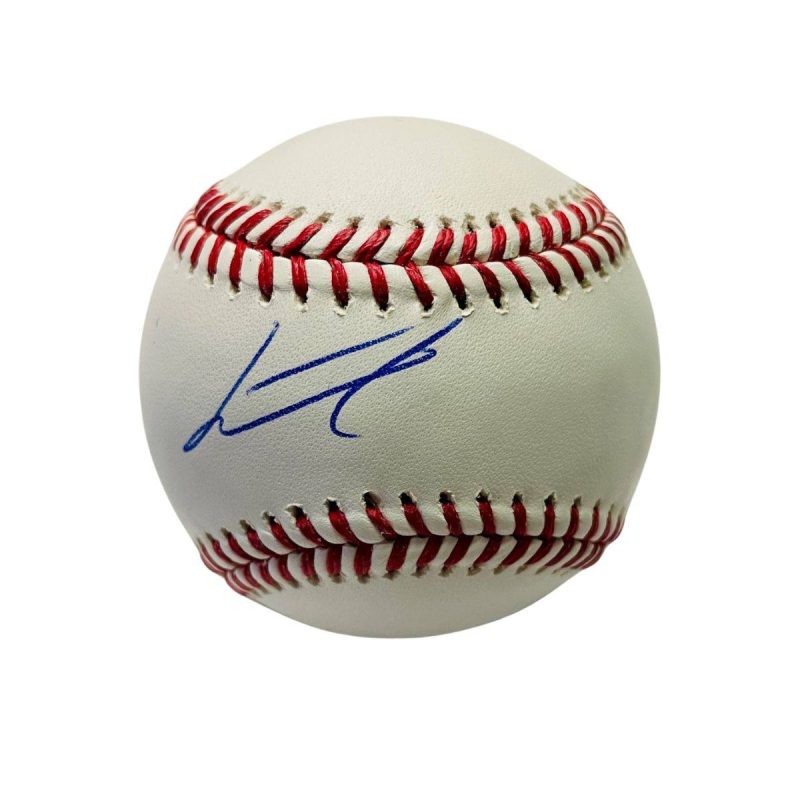 rays junior caminero autographed official mlb baseball the bay republic or team store of the tampa bay rays and rowdies 1