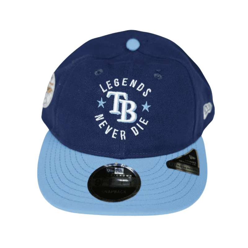 rays legends never die 25th anniversary of the sandlot new era snapback cap the bay republic or team store of the tampa bay rays and rowdies 1