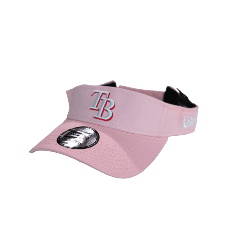 rays light pink tb new era visor the bay republic or team store of the tampa bay rays and rowdies