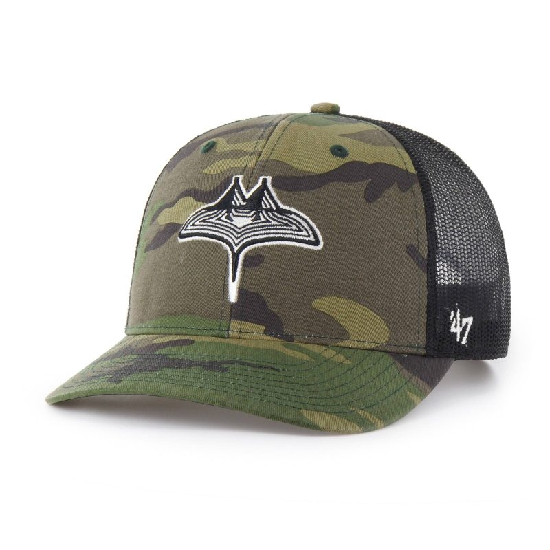 rays men s 47 brand camo city connect skyray trucker adjustable hat the bay republic or team store of the tampa bay rays and rowdies 1