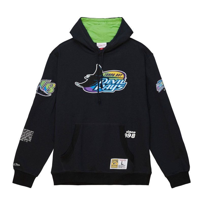 rays men s devil rays black rays up origins hoodie the bay republic or team store of the tampa bay rays and rowdies 1 28534135914659