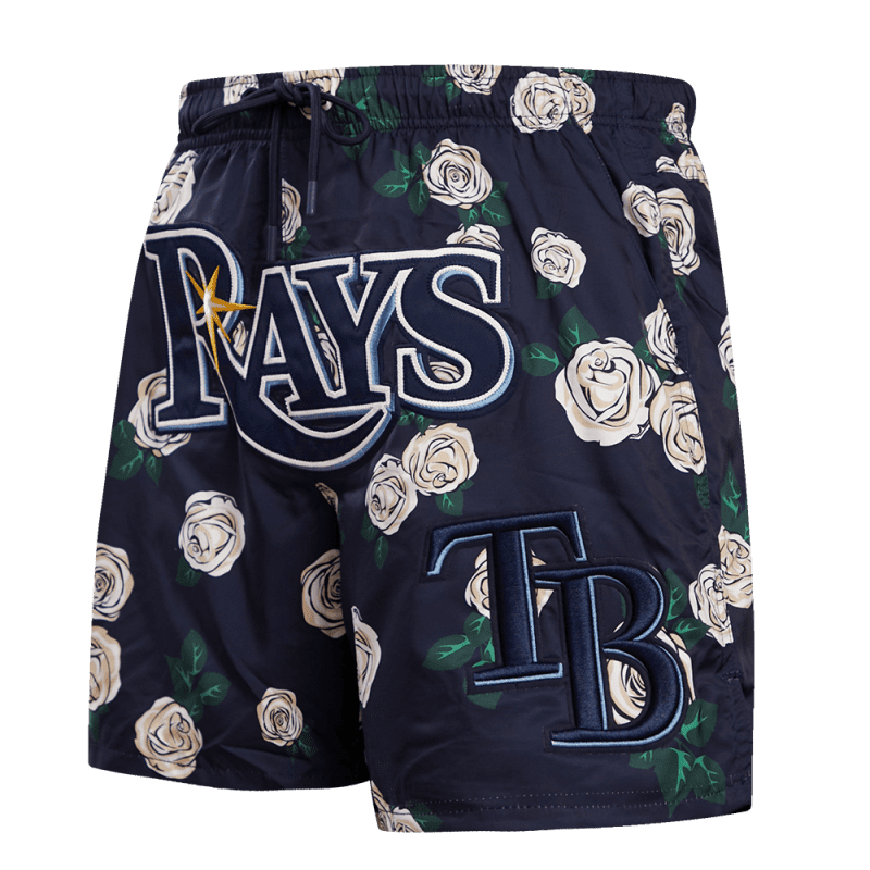 rays men s navy 25th anniversary roses promax shorts the bay republic or team store of the tampa bay rays and rowdies 1