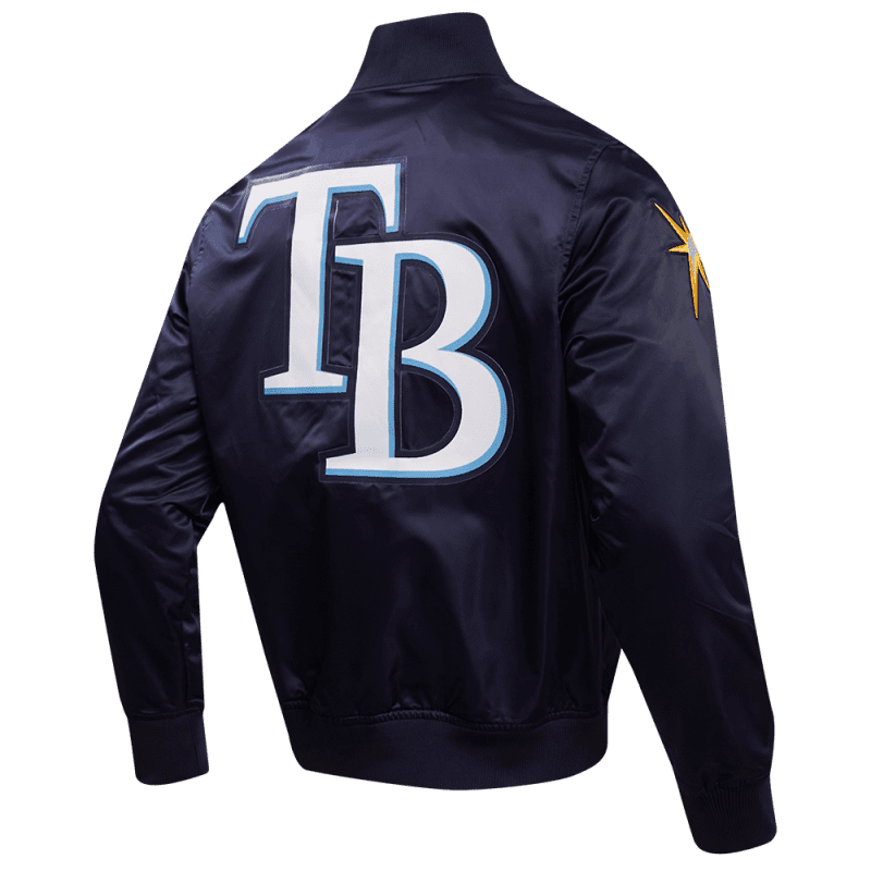 rays men s navy 25th anniversary satin jacket the bay republic or team store of the tampa bay rays and rowdies 3