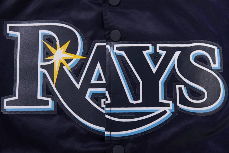 rays men s navy 25th anniversary satin jacket the bay republic or team store of the tampa bay rays and rowdies 5