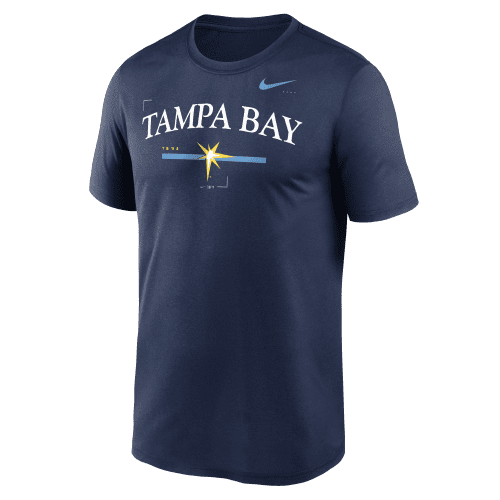 rays men s navy blue legend burst nike dri fit t shirt the bay republic or team store of the tampa bay rays and rowdies 2