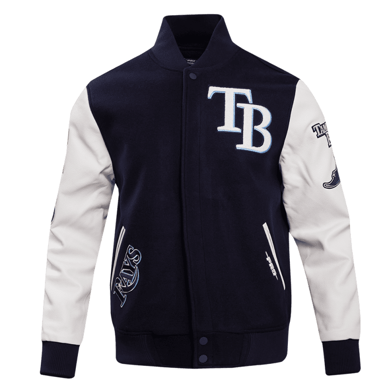 rays men s navy rfc promax wool varsity letterman jacket the bay republic or team store of the tampa bay rays and rowdies 4