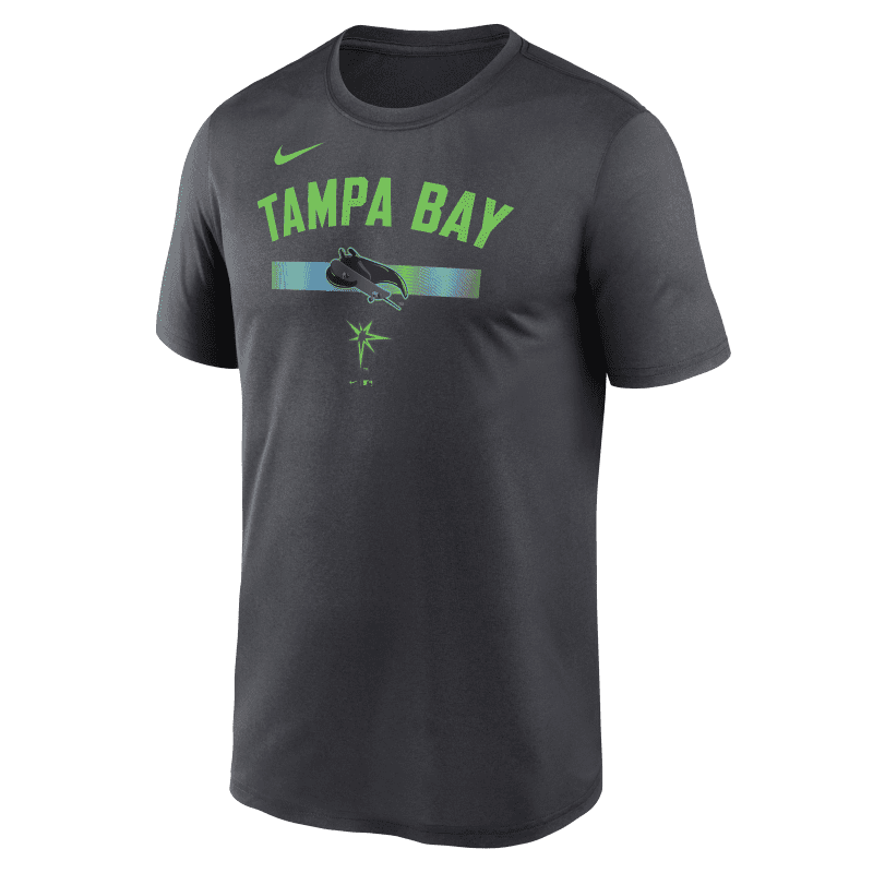 rays men s nike grey city connect tampa bay skateray gradient stripe dri fit t shirt the bay republic or team store of the tampa bay rays and rowdies 2