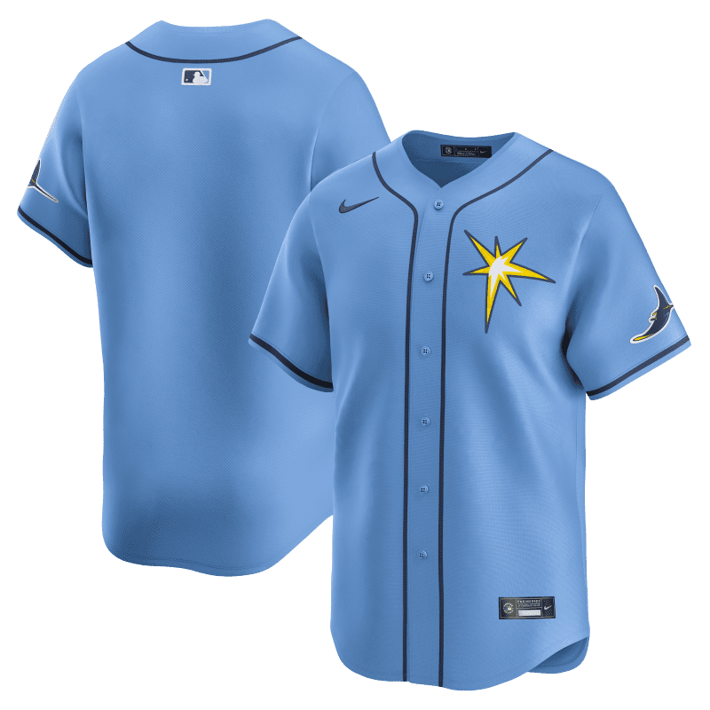 rays men s nike valor blue burst vapor limited jersey the bay republic or team store of the tampa bay rays and rowdies 1