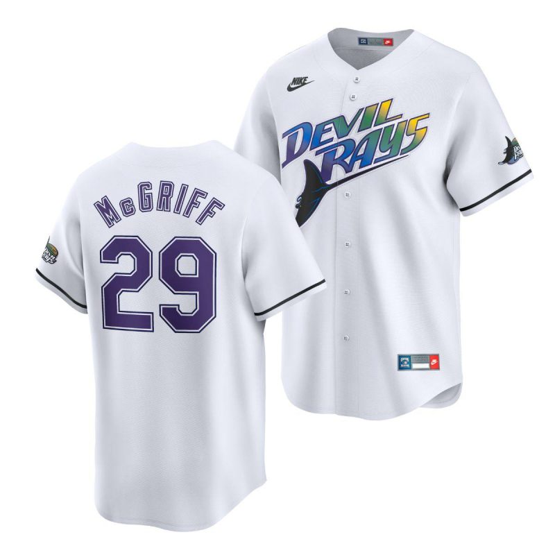 rays men s nike white devil rays mcgriff cooperstown vapor limited jersey the bay republic or team store of the tampa bay rays and rowdies 1