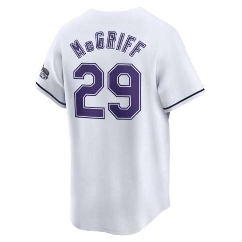 rays men s nike white devil rays mcgriff cooperstown vapor limited jersey the bay republic or team store of the tampa bay rays and rowdies 2