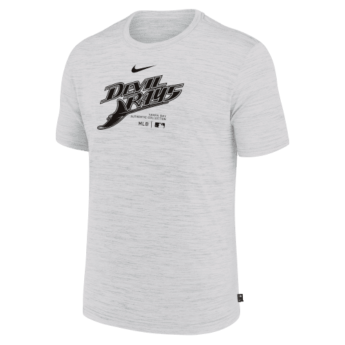 rays men s nike white grey devil rays authentic collection practice dri fit t shirt the bay republic or team store of the tampa bay rays and rowdies 2