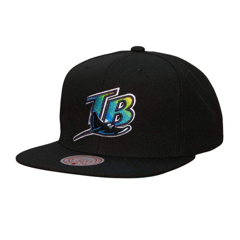 rays mitchell and ness black devil rays coop snapback hat the bay republic or team store of the tampa bay rays and rowdies 1